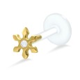 Sunrays Shaped Labrets Push-in LA-1008